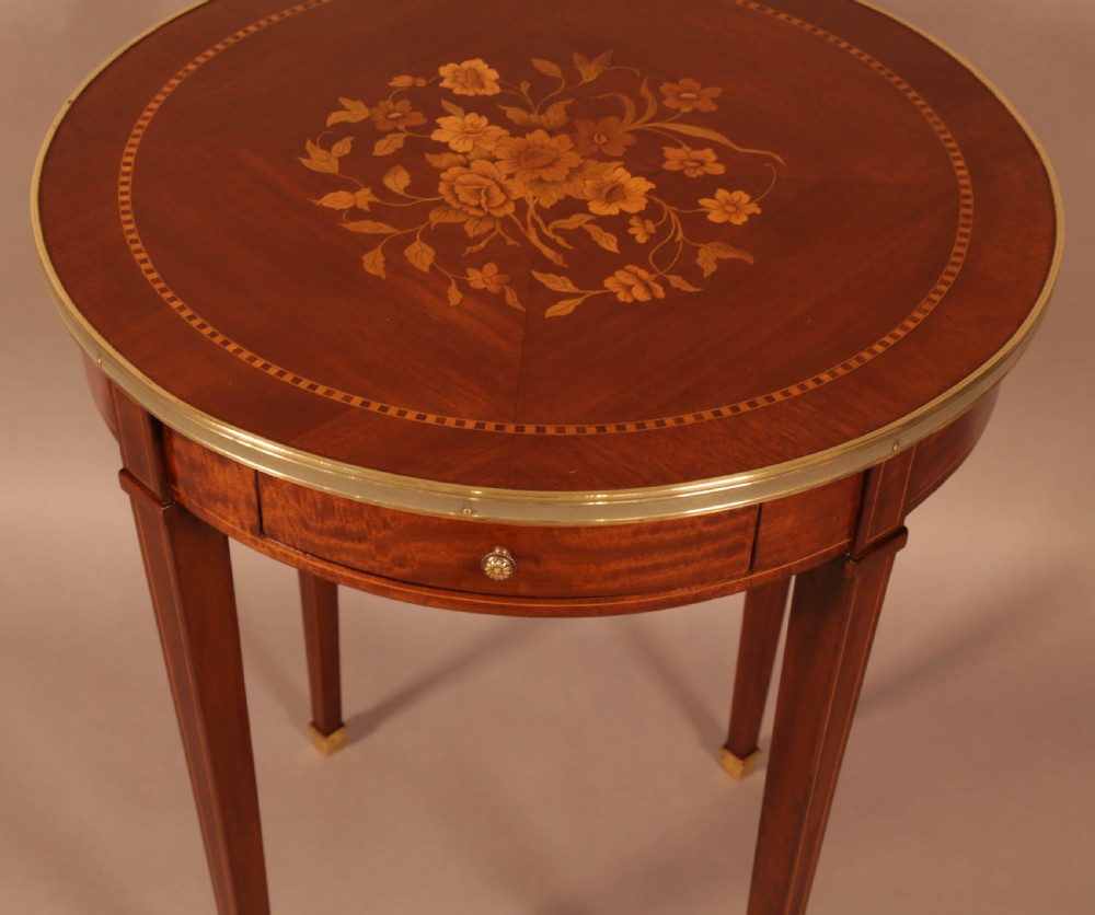 A Quality Occaisional table Mahogany with Inlay View V