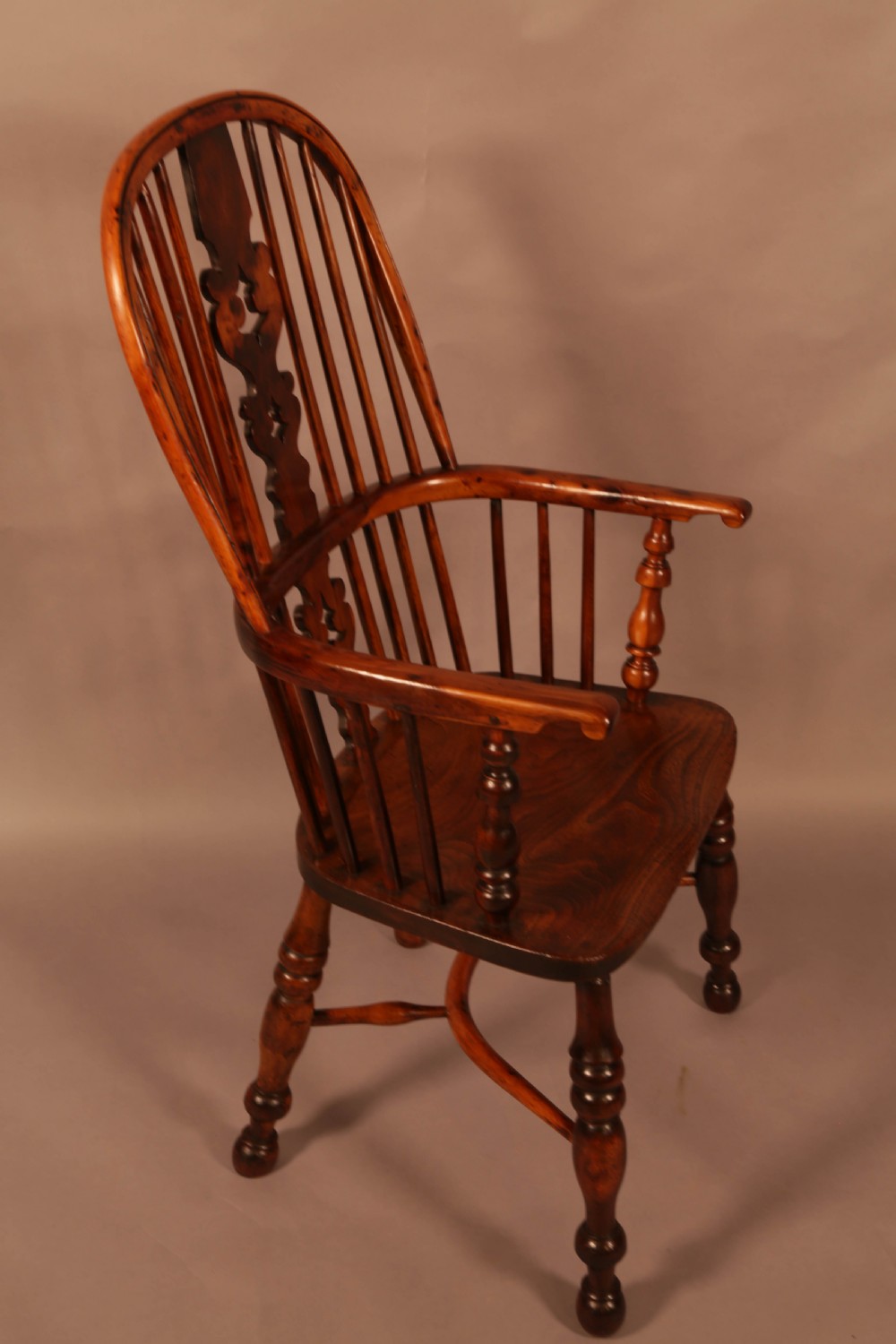 A Superb Worksop Yew Windsor Chair