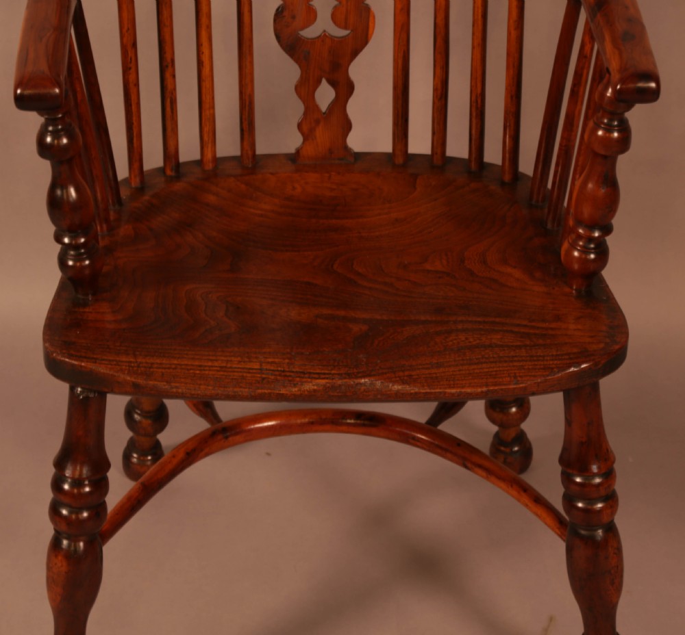 A Superb Worksop Yew Windsor Chair View V