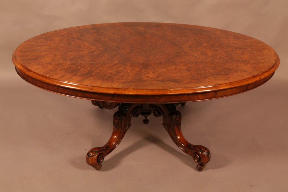 A Victorian Burr Walnut Coffee Table View II
