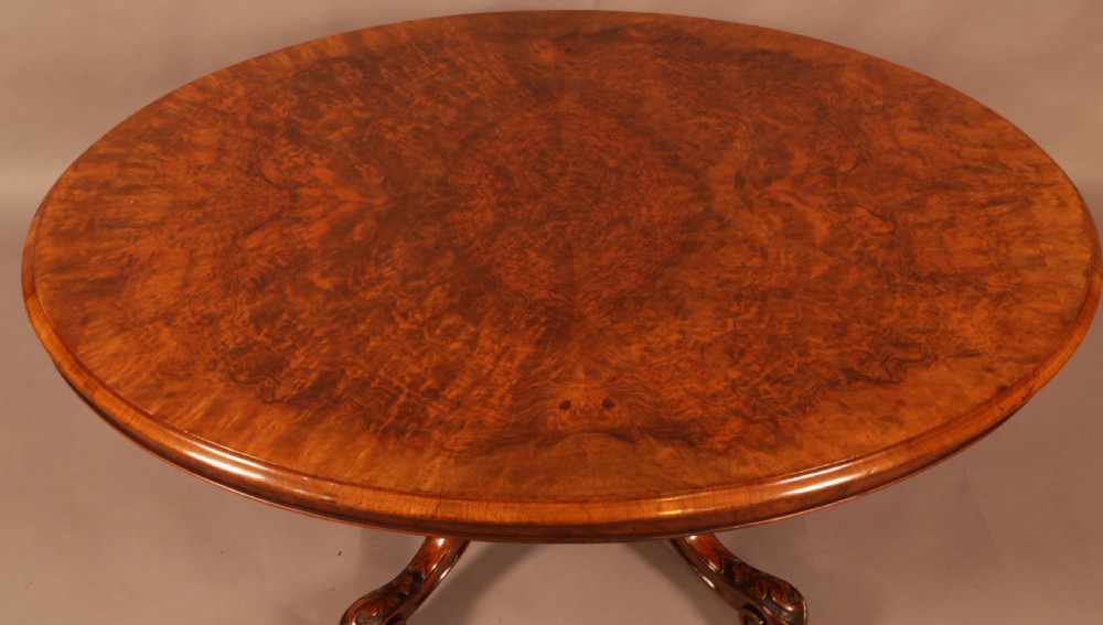 A Victorian Burr Walnut Coffee Table View III
