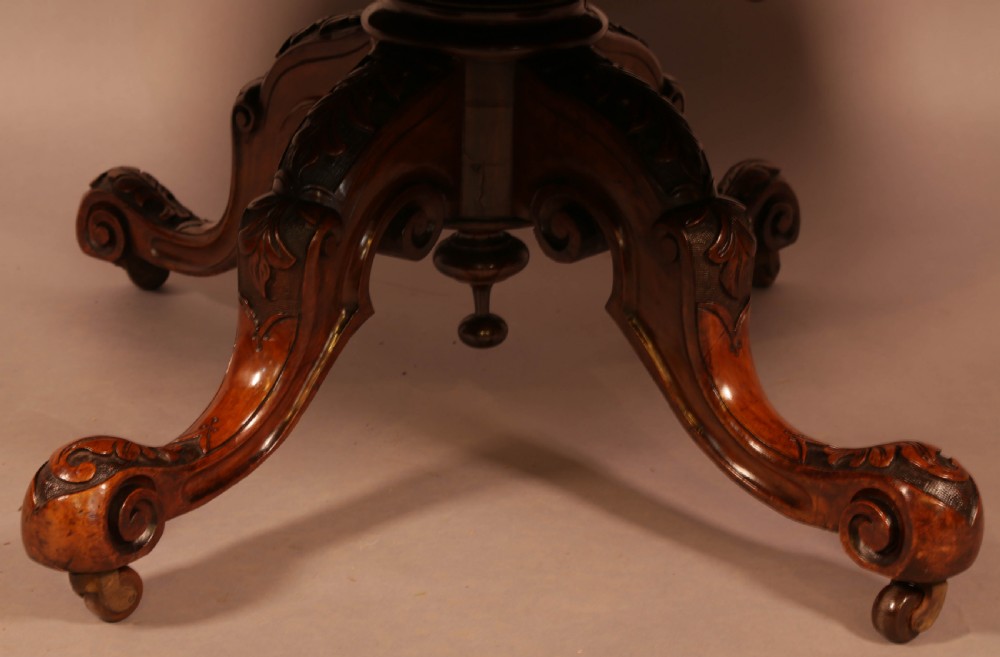 A Victorian Burr Walnut Coffee Table View VI