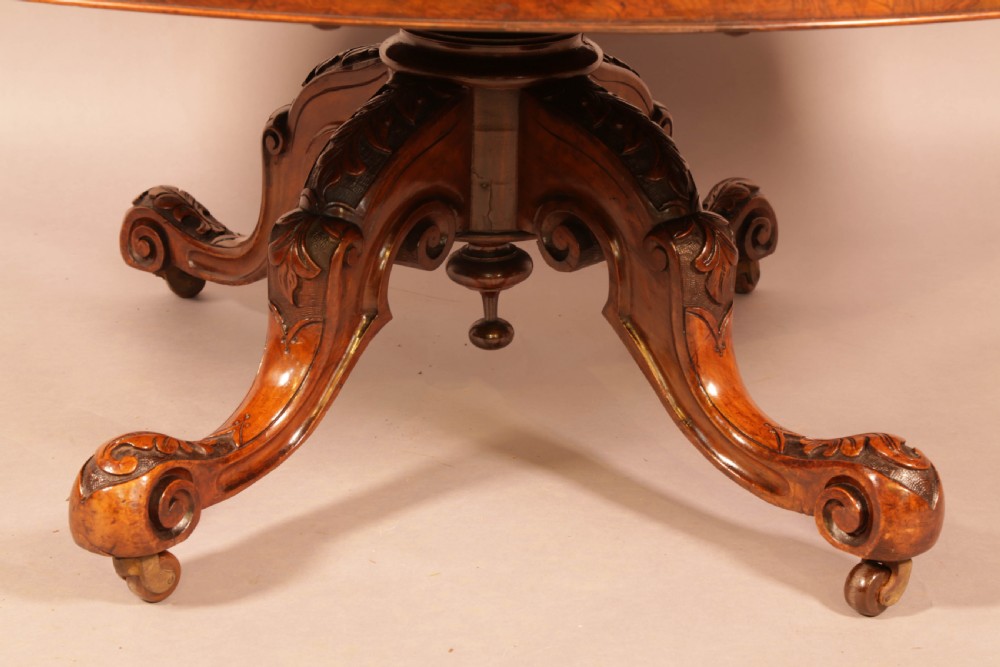 A Victorian Burr Walnut Coffee Table View VII