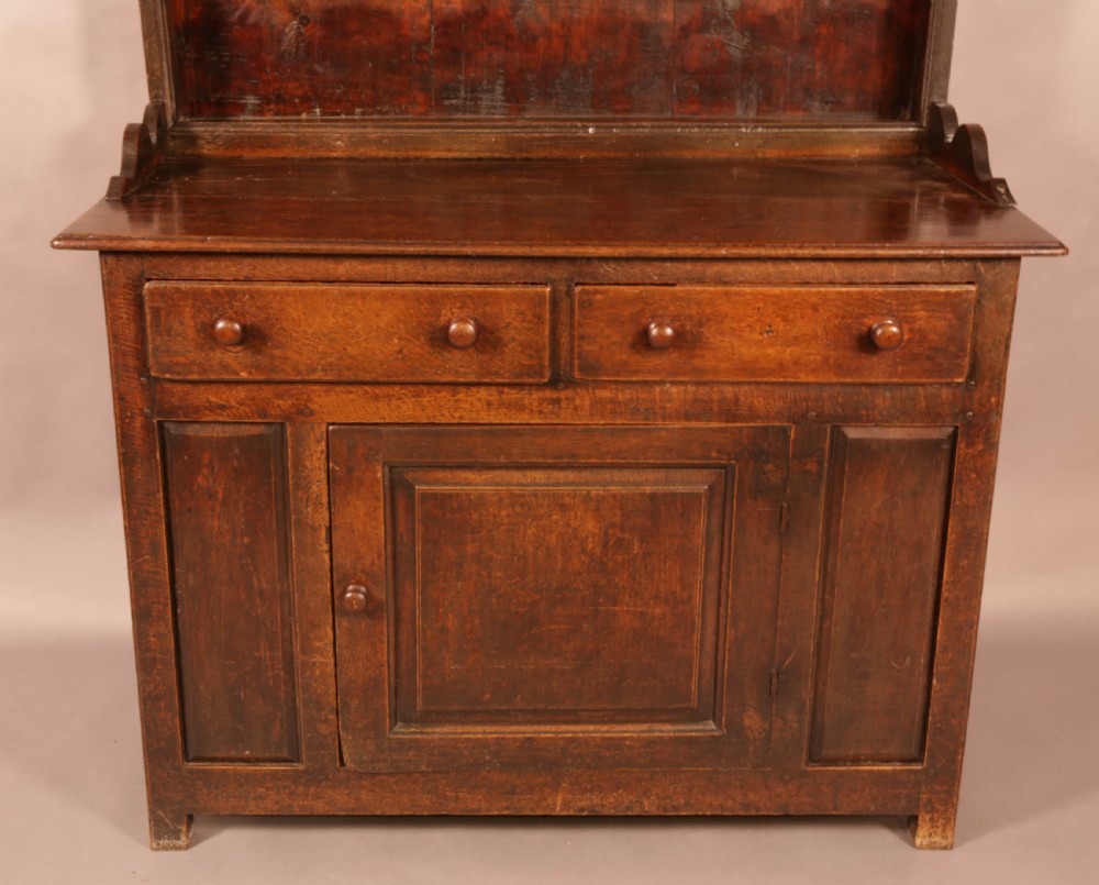 A Small 18th century Dresser and plate rack View IX