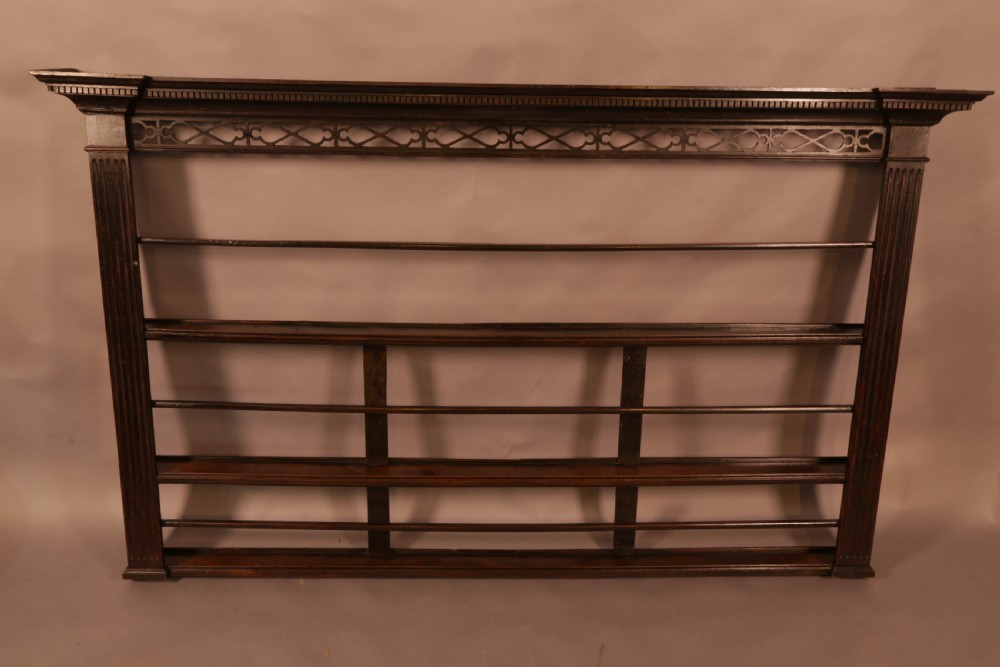 A Large 18th century Oak Plate Rack View II