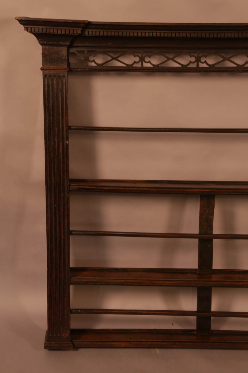 A Large 18th century Oak Plate Rack View III
