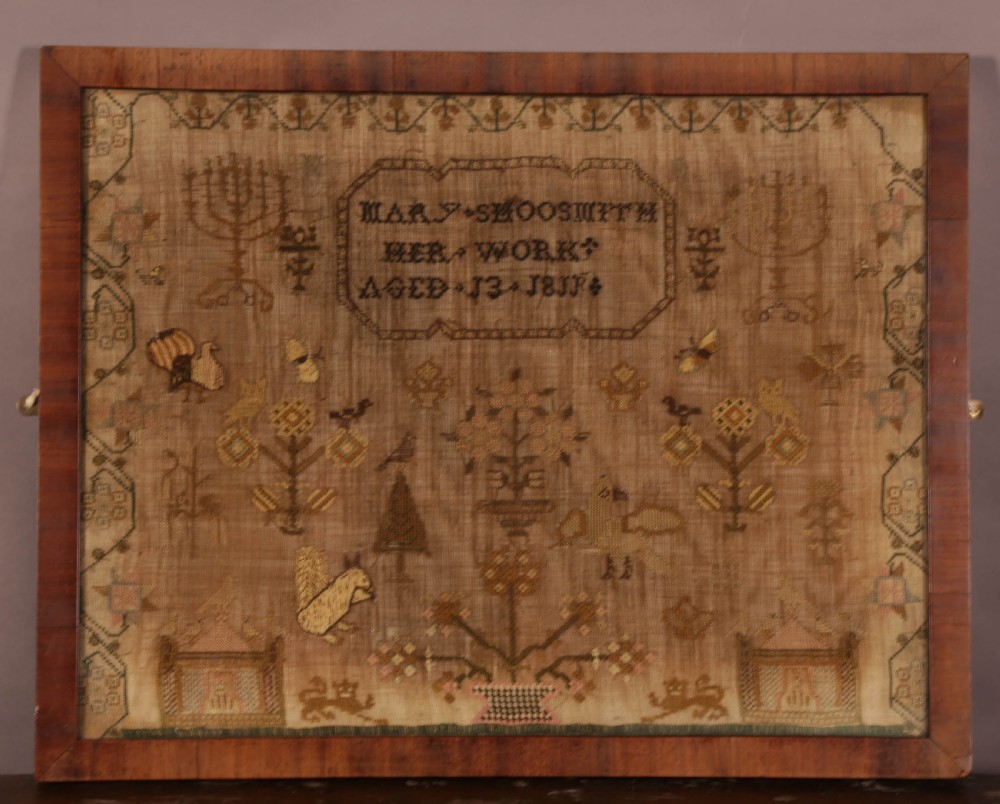 Mary Shoosmith Sampler 1811