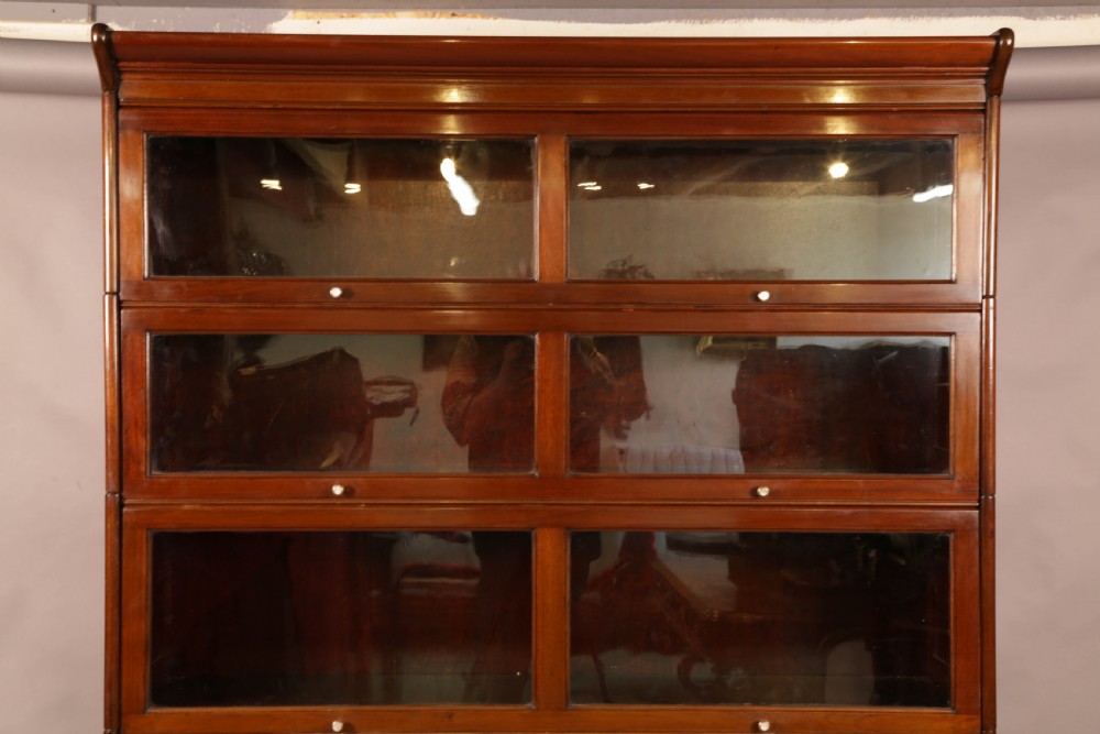 A Five Tier Stacking Bookcase in Mahogany View III
