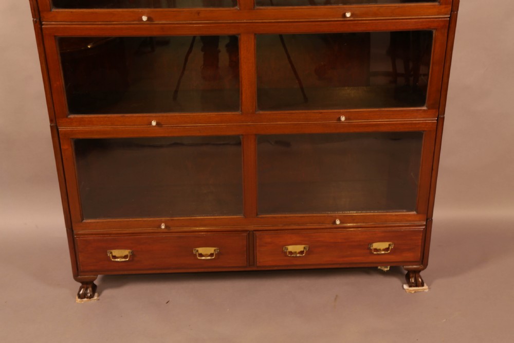 A Five Tier Stacking Bookcase in Mahogany View IV