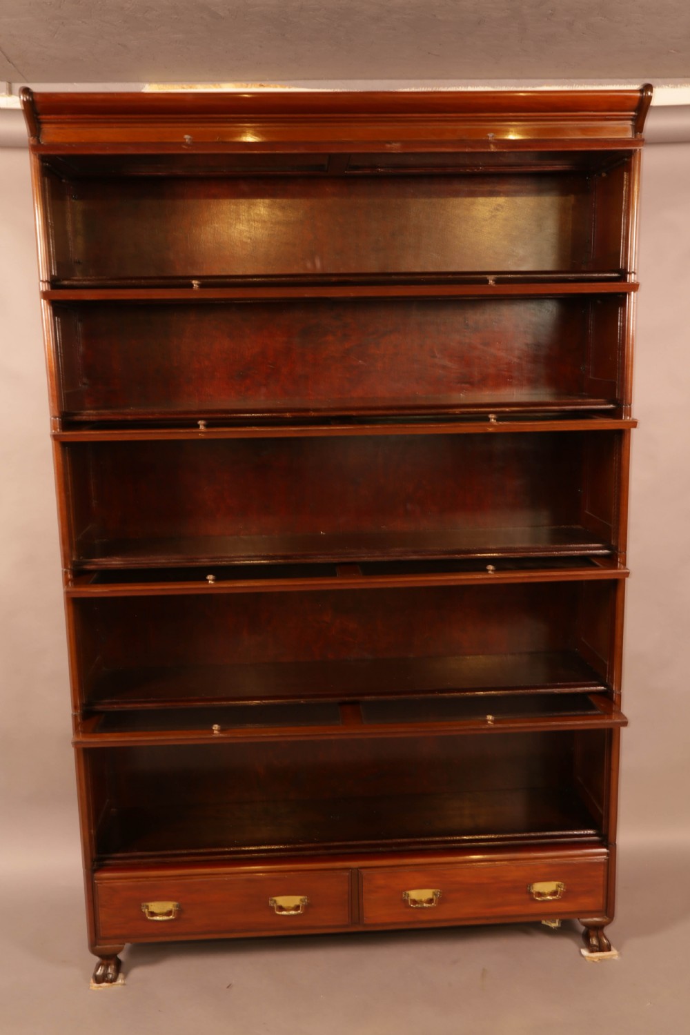A Five Tier Stacking Bookcase in Mahogany View VI
