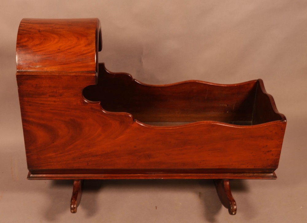 A Childs Mahogany Crib c 1870 View II