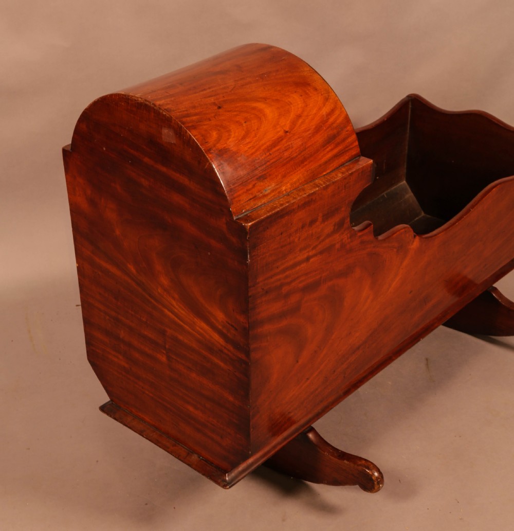 A Childs Mahogany Crib c 1870 View IV