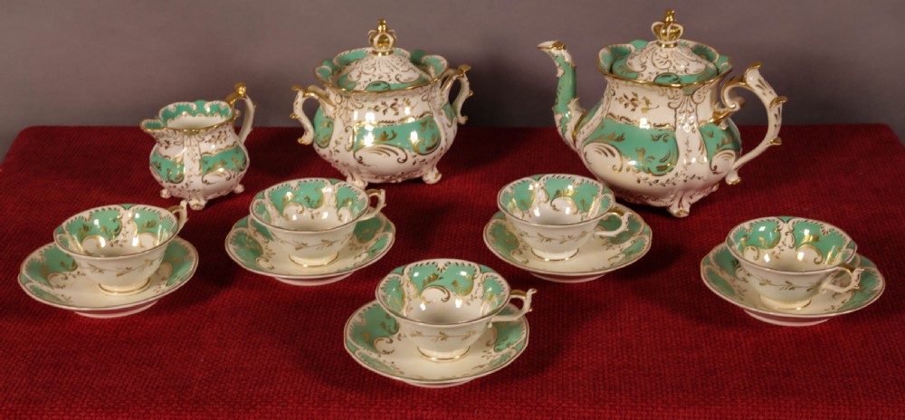 Rockingham Works Brammeld Tea Service