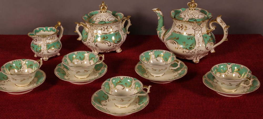 Rockingham Works Brammeld Tea Service View XI