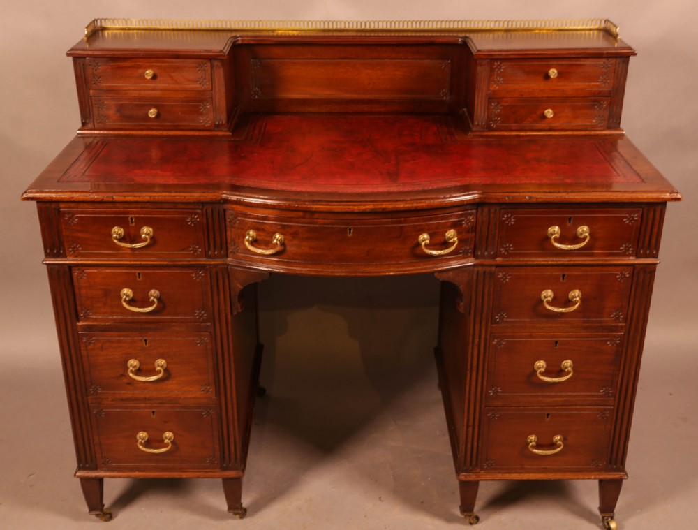 A Late Victorian Desk in Mahogany