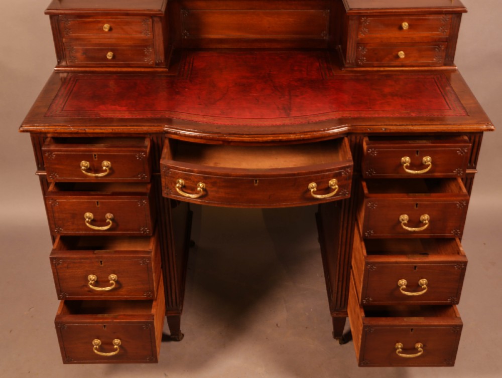 A Late Victorian Desk in Mahogany View II