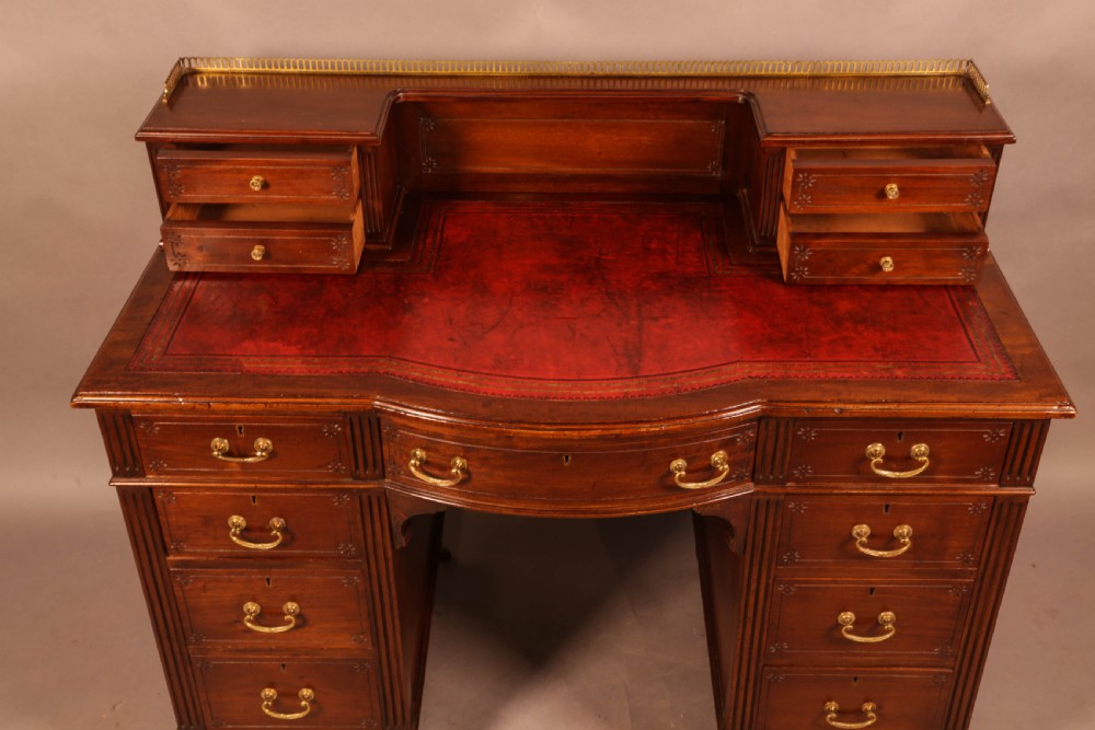 A Late Victorian Desk in Mahogany View III