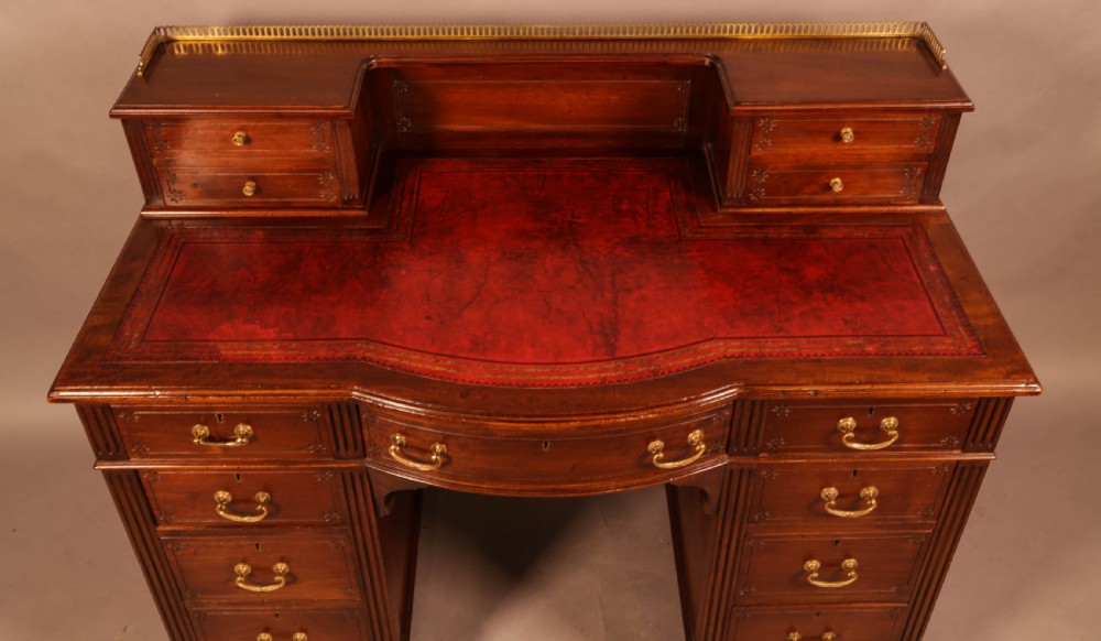 A Late Victorian Desk in Mahogany View IV