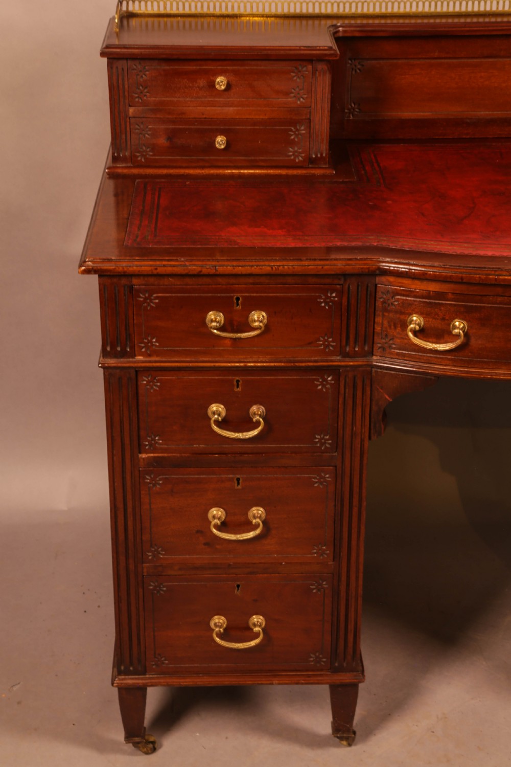 A Late Victorian Desk in Mahogany View V