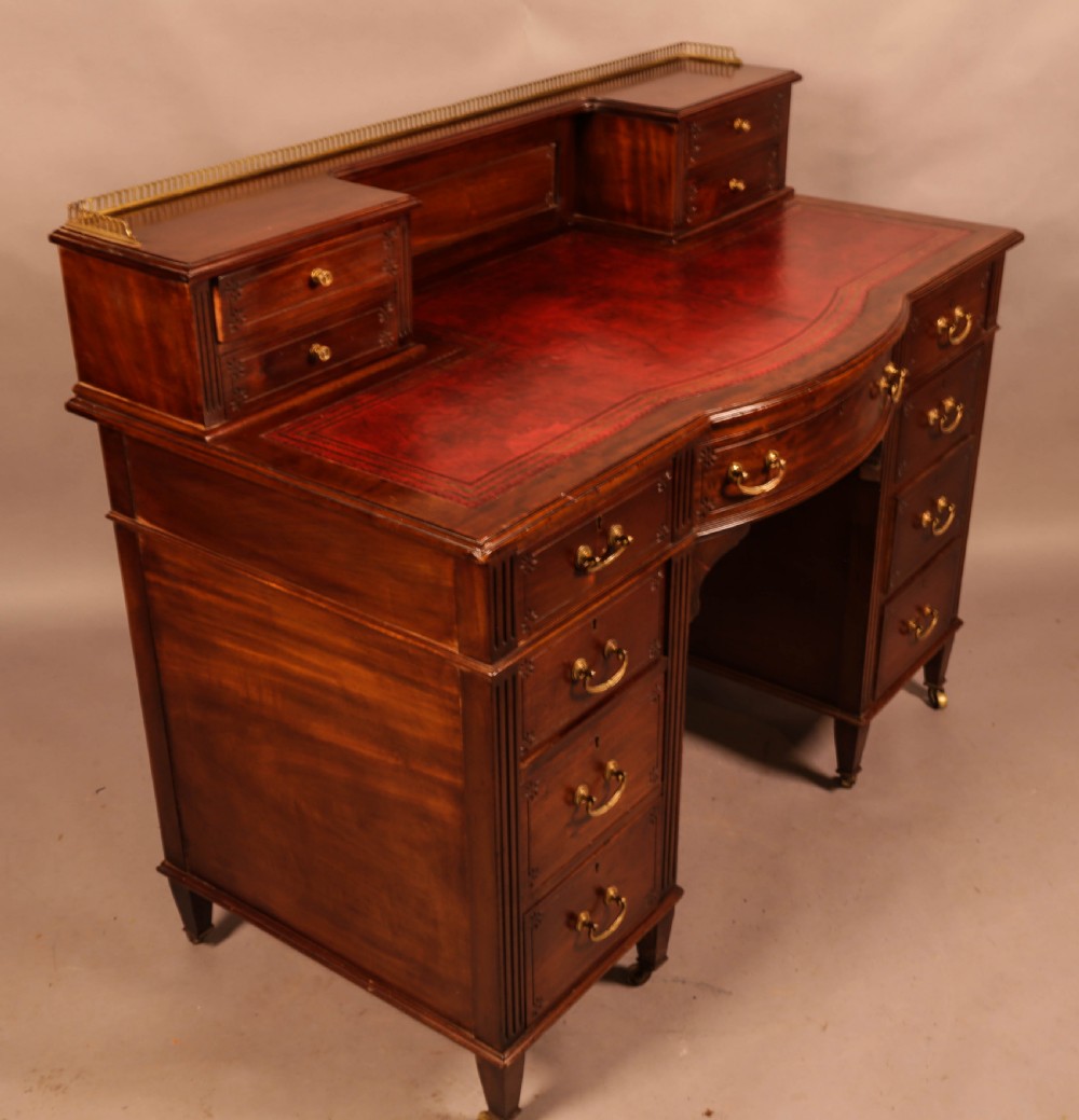 A Late Victorian Desk in Mahogany View VII