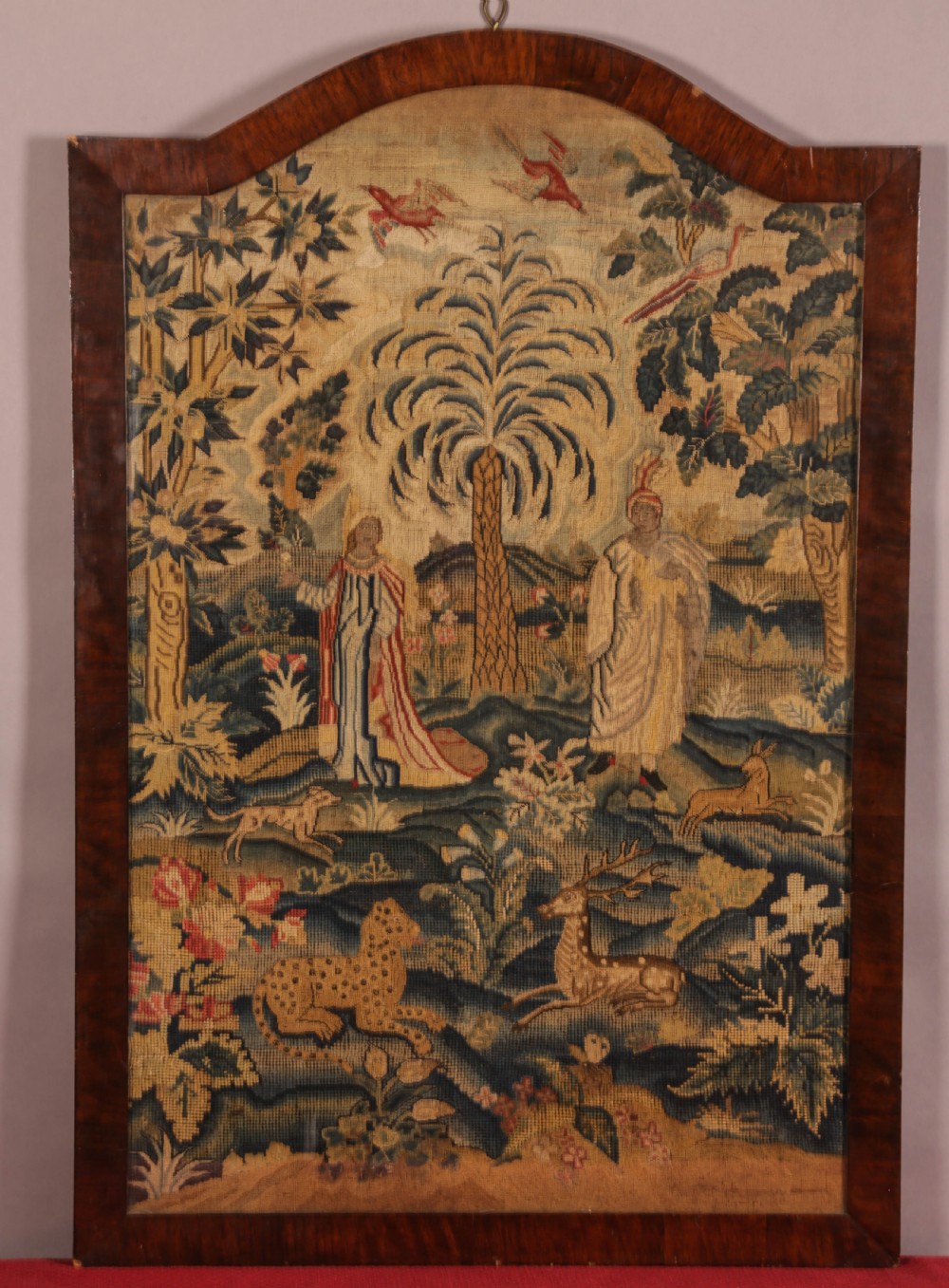 A superb 17th century Woolwork Panel