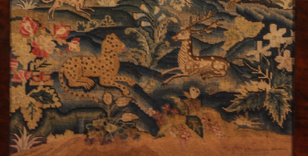 A superb 17th century Woolwork Panel View II