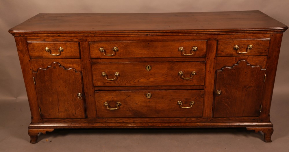 A Georgian Oak Serving Dresser