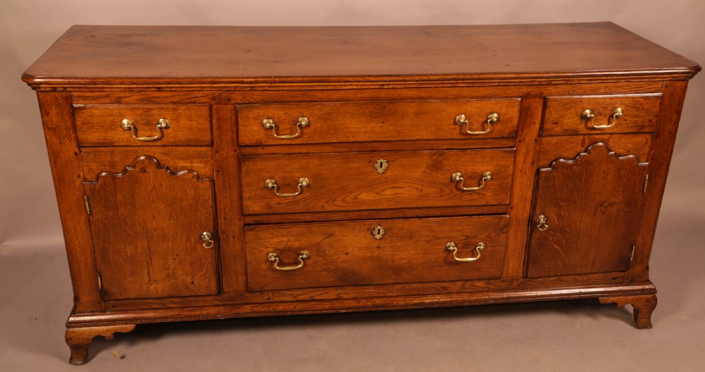 A Georgian Oak Serving Dresser View IX
