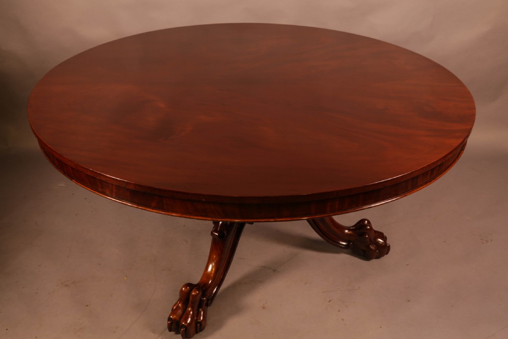 A Large good quality circular Victorian Dining Table View II
