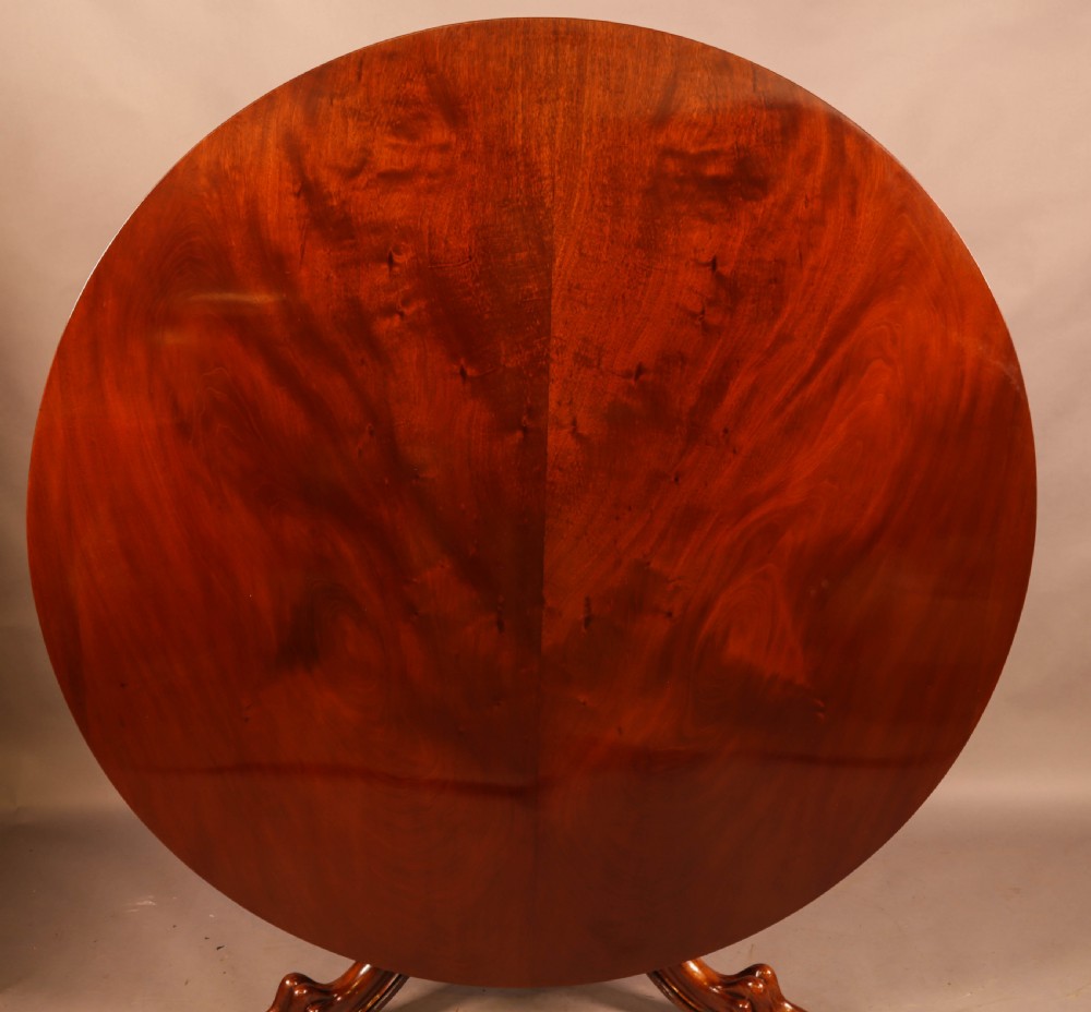 A Large good quality circular Victorian Dining Table View VI
