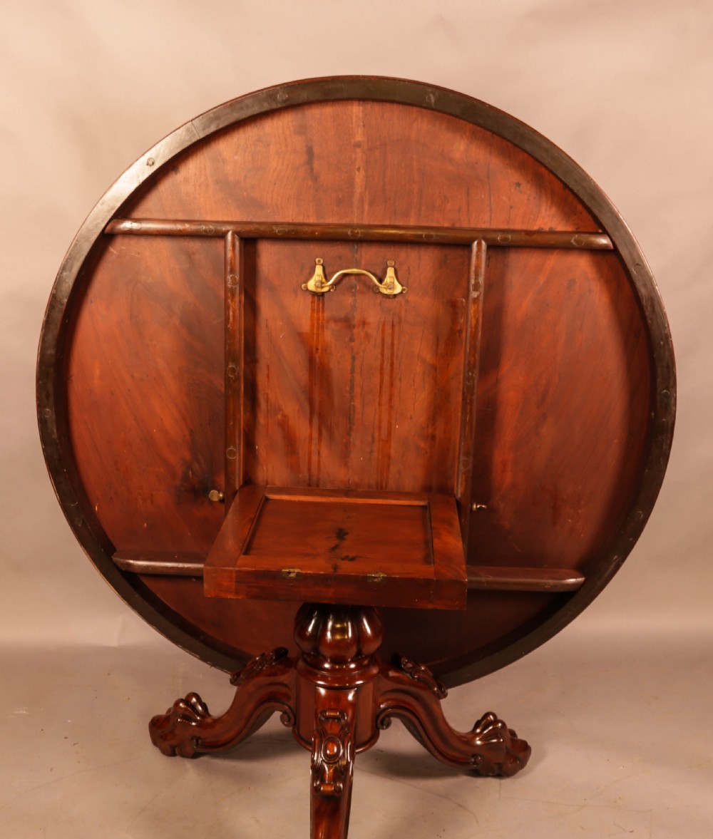 A Large good quality circular Victorian Dining Table View VIII