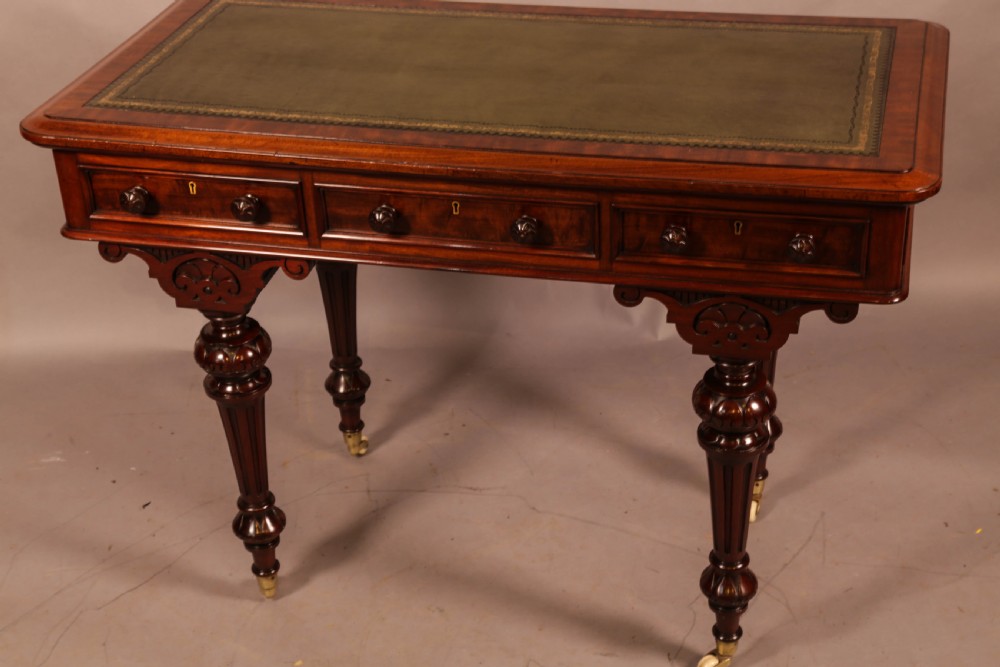 A Super Quality Victorian Library Table by Fry and Co View X