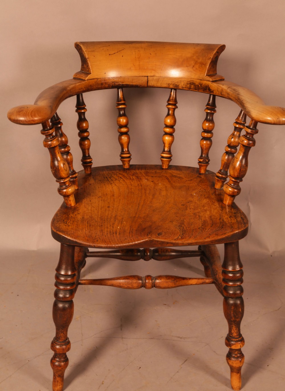 A 19th century captains chair in Ash and elm