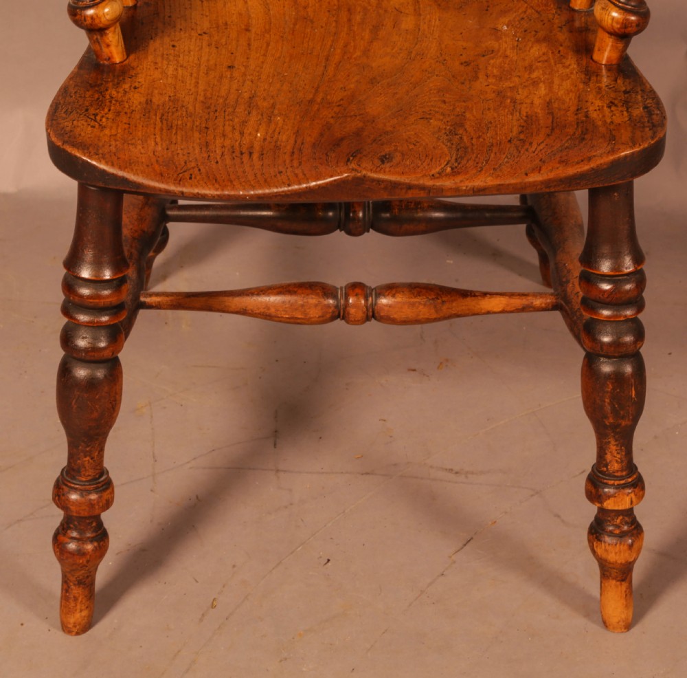 A 19th century captains chair in Ash and elm View III