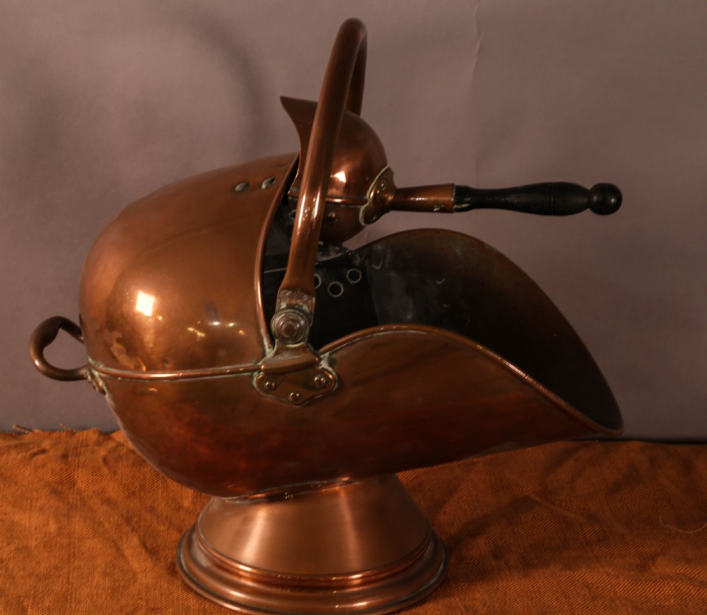 A Victorian Copper Coal Hod
