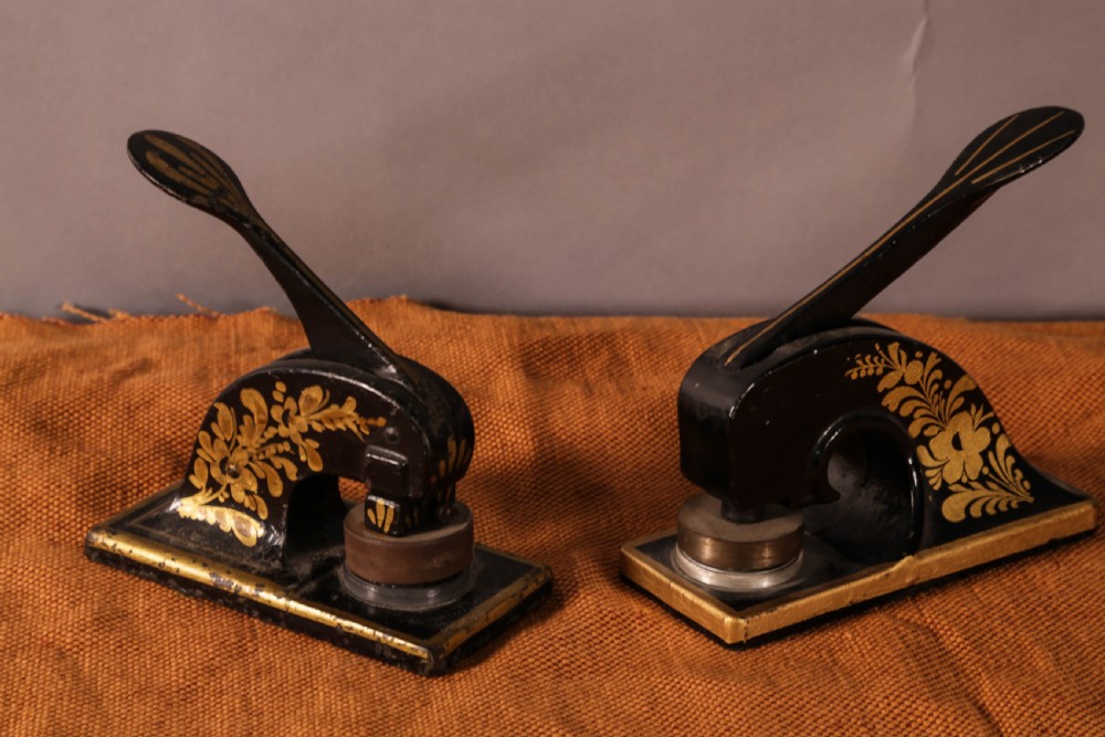 A Pair of Victorianstamp presses