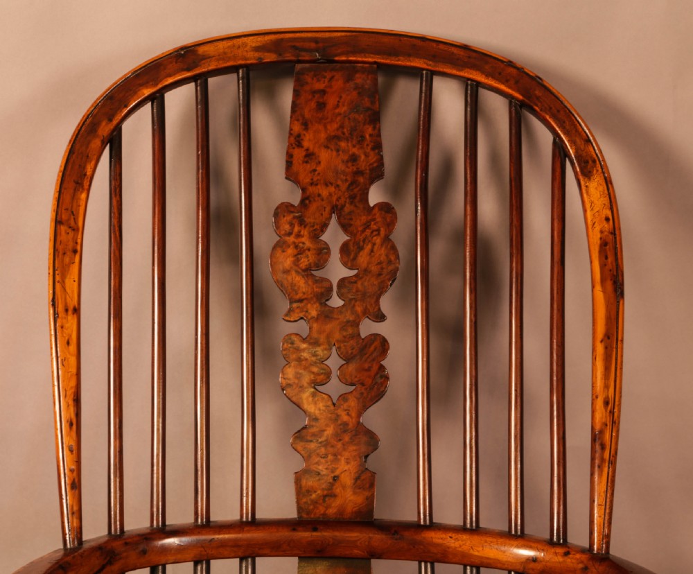 A Superb Yew Wood High Back Windsor Chair Allsop Worksop View IV