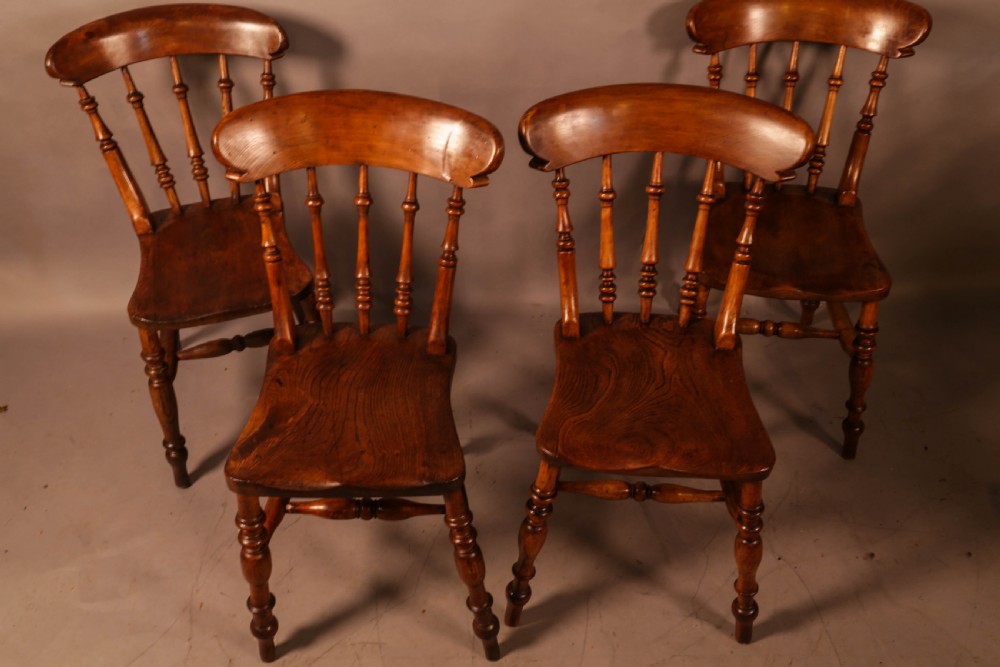 A Harlequin set of 4 Worksop Kitchen Chairs View II