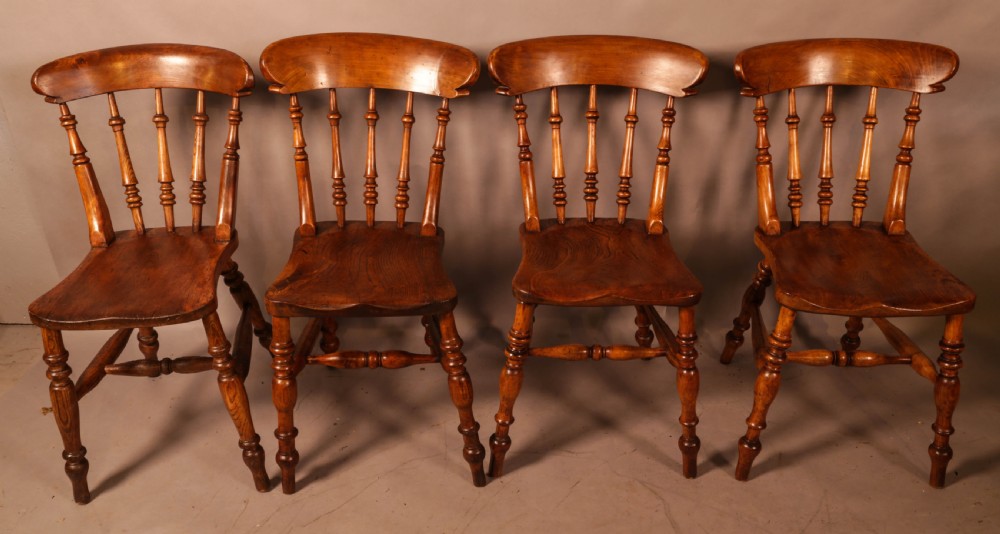 A Harlequin set of 4 Worksop Kitchen Chairs View IV