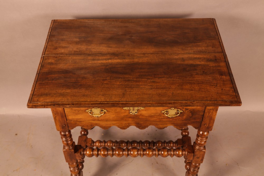 An early 18th century side table in Walnut View IV