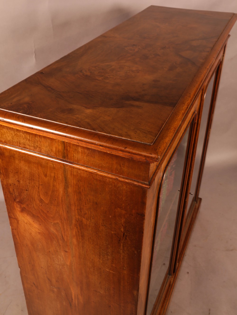A Victorian Burr Walnut Bookcase View V