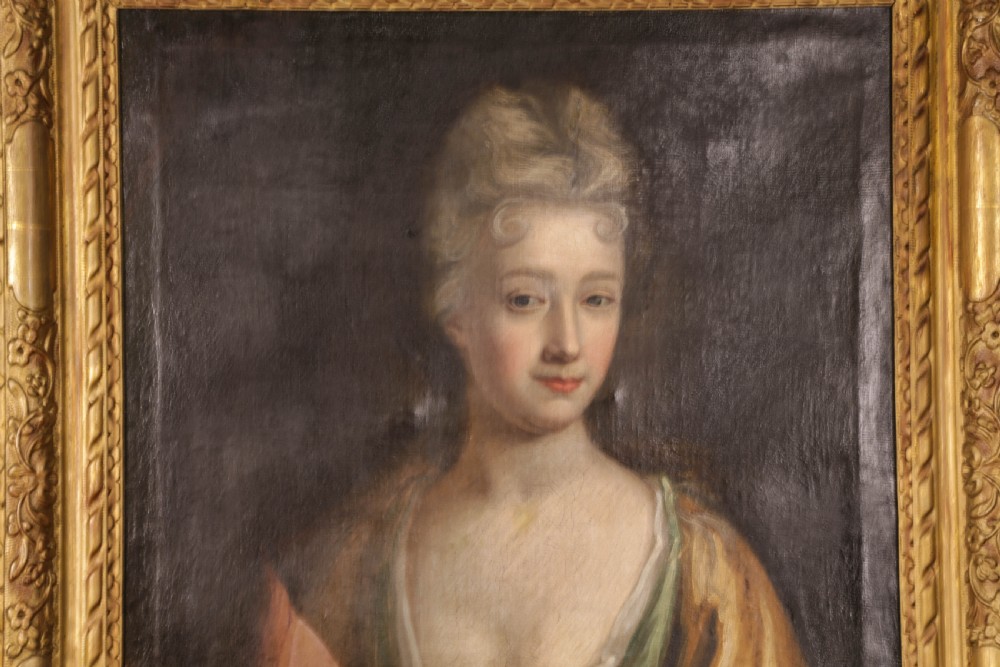 An 18th century Oil on Canvas Lady View IV