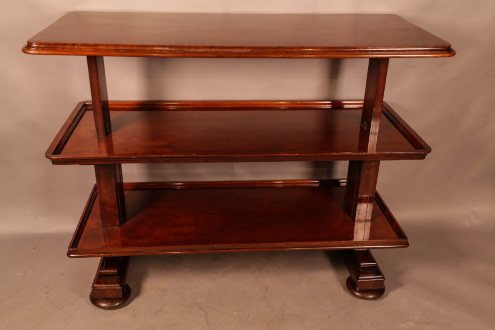 An extra large Victorian Dumb Waiter