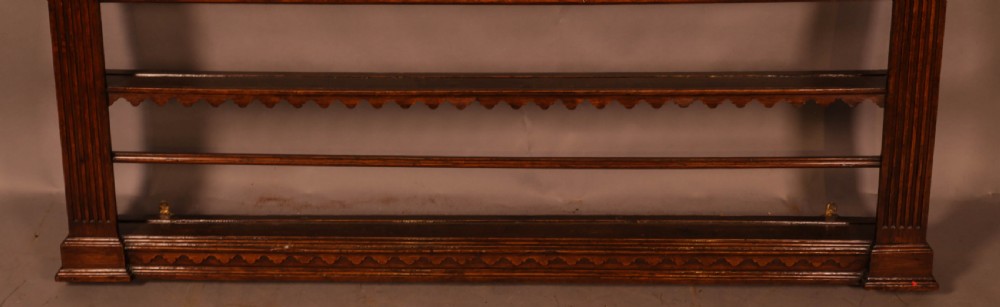 A Super 18th century plate rack in Oak View III