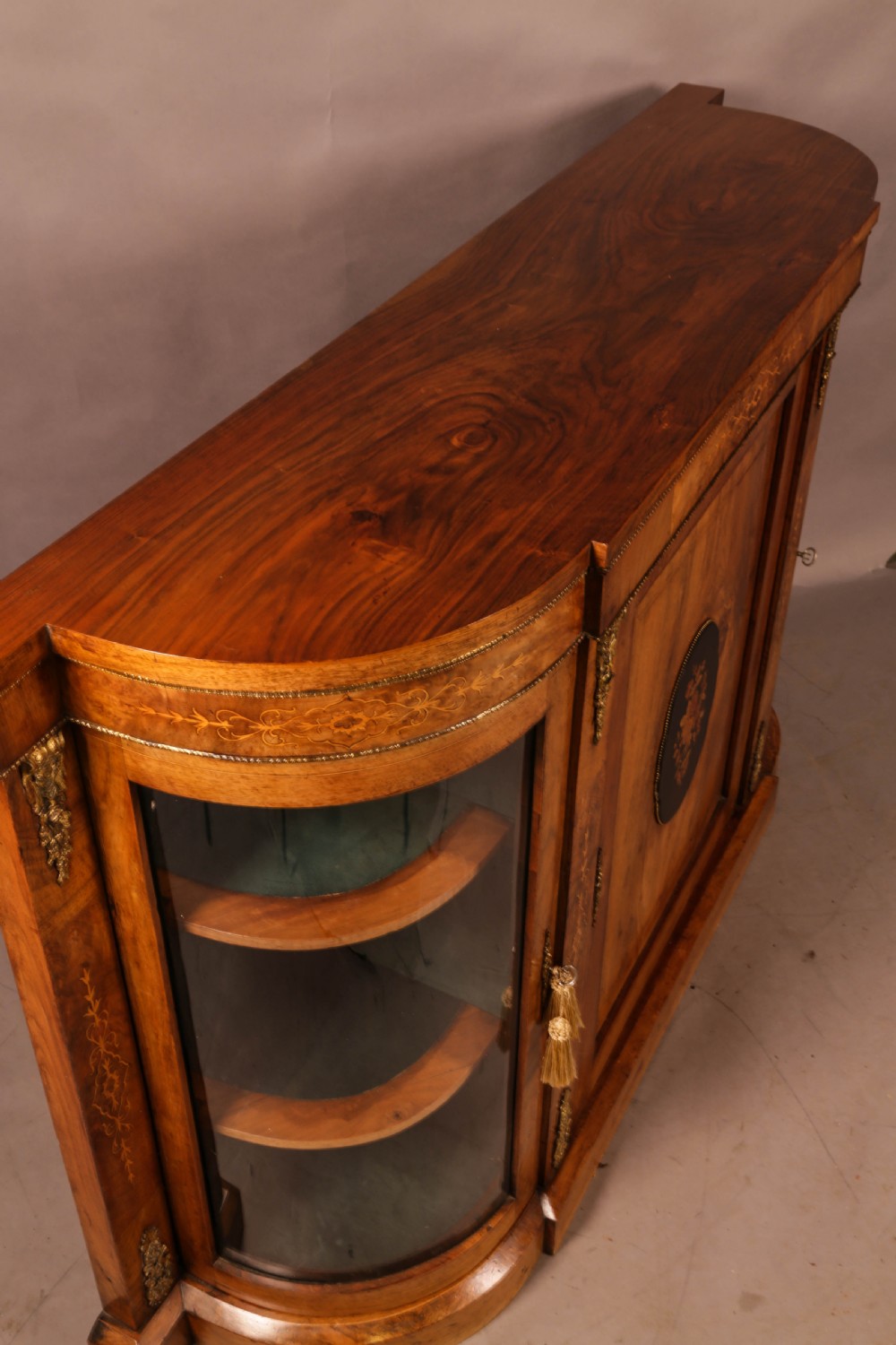 A Victorian Burr Walnut Credenza View III