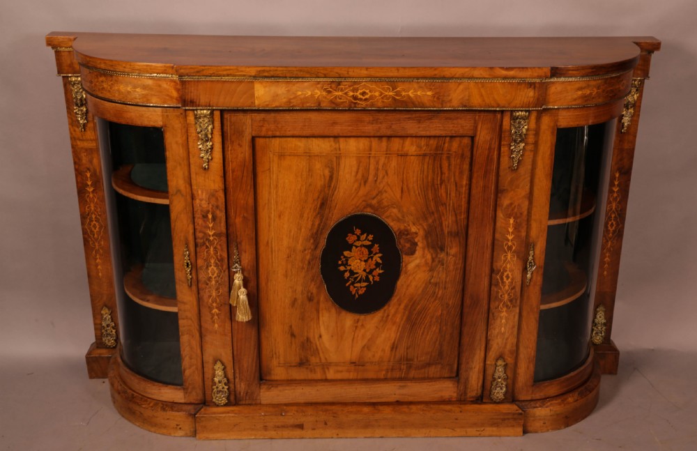 A Victorian Burr Walnut Credenza View IV