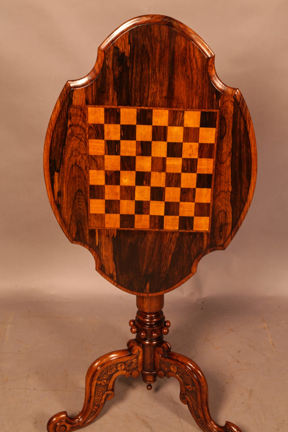 An occasional Chess Board Table Victorian