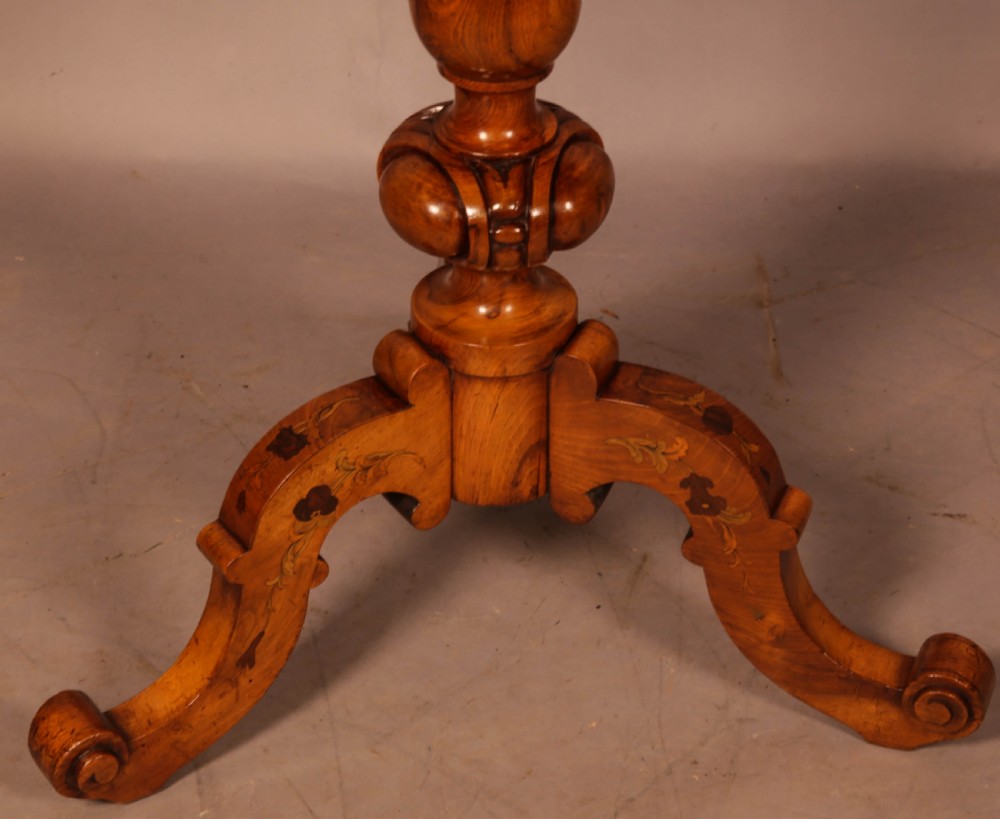 A Good Victorian Inlaid Occasional Table View III