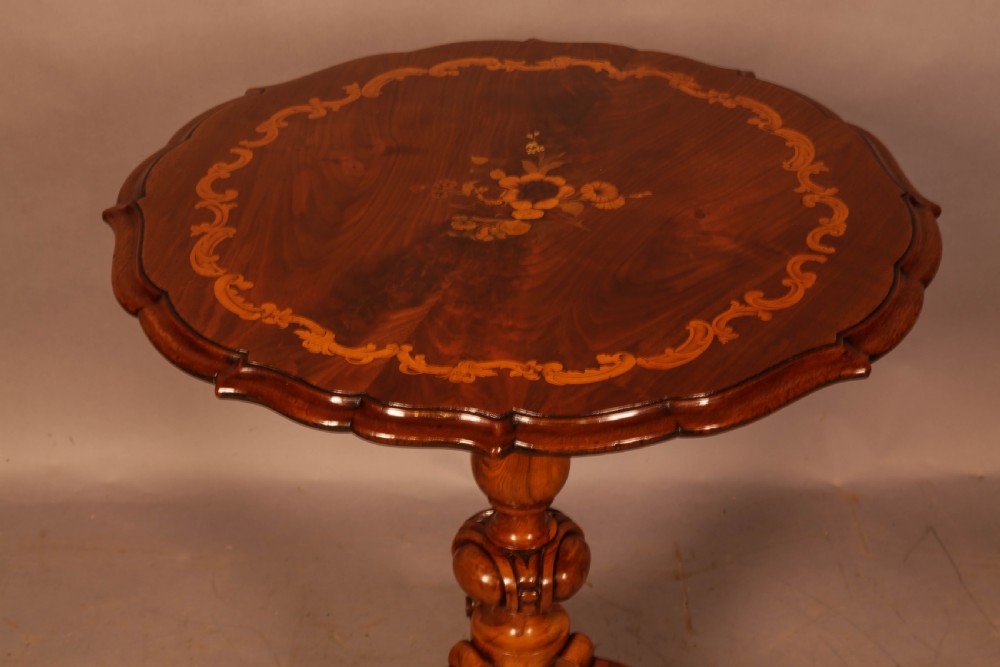 A Good Victorian Inlaid Occasional Table View IV