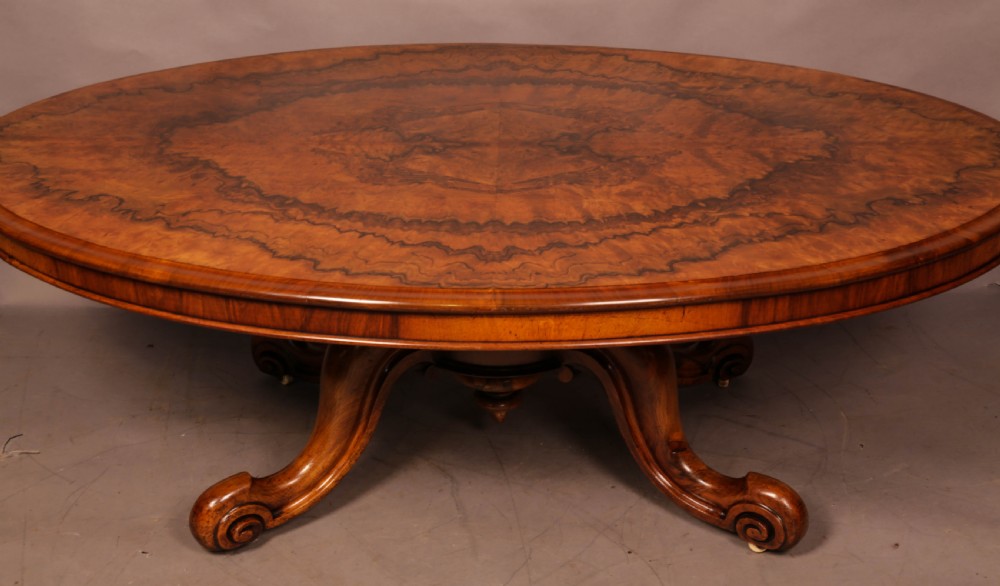 A Superb Victorian Coffee Table Burr Walnut View IV